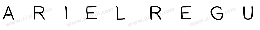 ARIEL REGULAR字体转换
